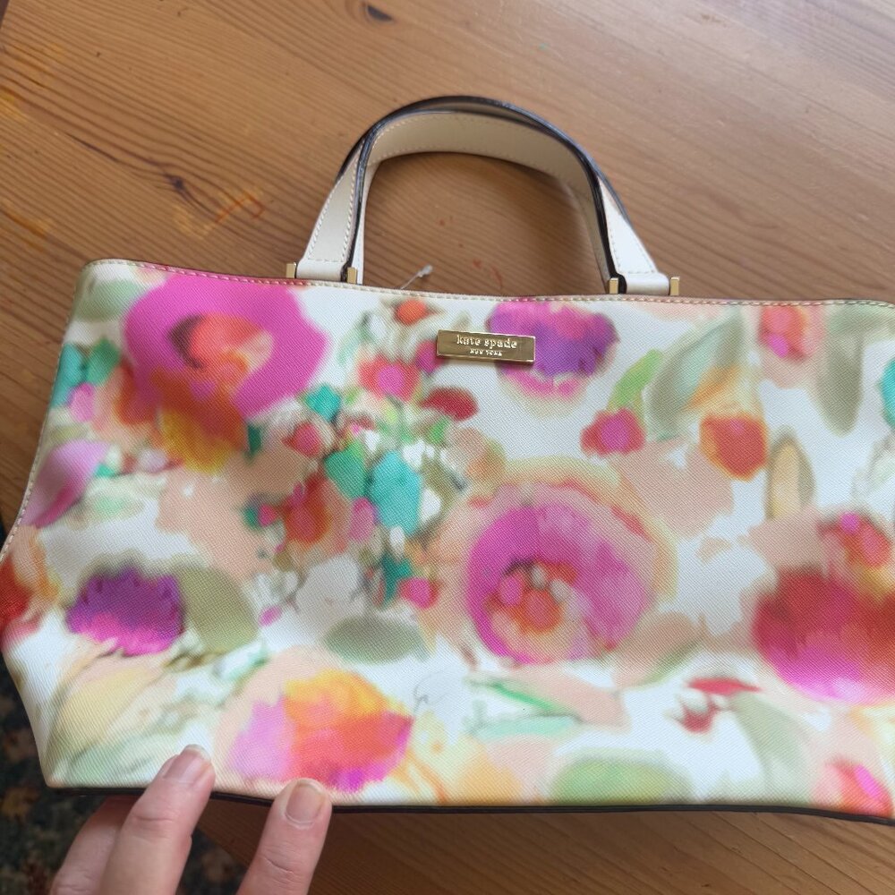Kate Spade New York Floral Tote – Watercolor Print